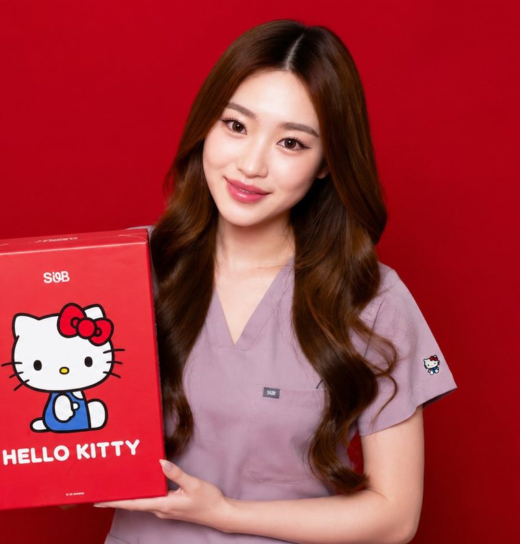 Hello Kitty Medical Scrub