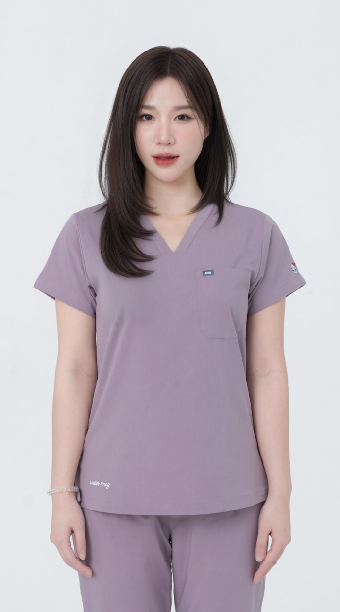 Hello Kitty Medical Scrub — Goodnight Grape