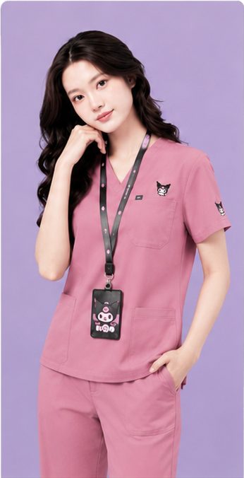 Kuromi Medical Scrub — Pinky Promise