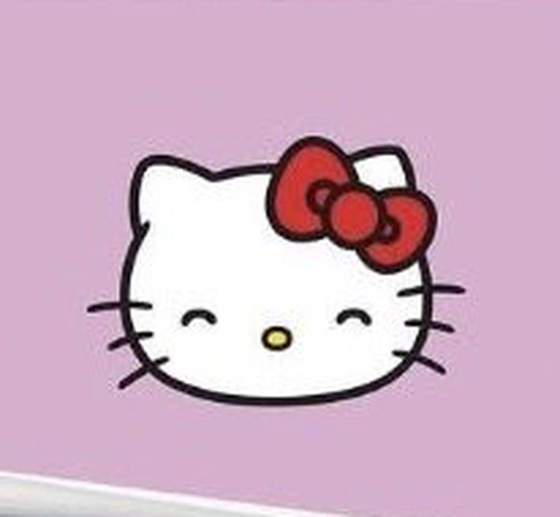 Hello Kitty embroidery — Pink Kiss